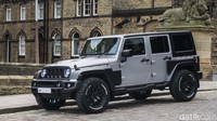 Mendapat sentuhan langsung dari sang founder, Afzal Kahn, Jeep Wrangler edisi Chelsea Truck Company Military, tampil dengan gaya bak kendaraan militer yang gahar dan intimidatif. Foto: Project Kahn