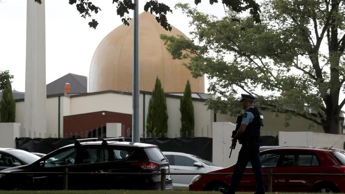 Masjid Al Noor yang menjadi salah satu okasi penembakan brutal di New Zealand (Selandia Baru). Foto: REUTERS/Jorge Silva Masjid Al Noor yang menjadi salah satu okasi penembakan brutal di New Zealand (Selandia Baru). Foto: REUTERS/Jorge Silva
