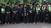 Mereka berkumpul di kawasan Menteng, Jakarta Pusat, Minggu (17/3/2019).