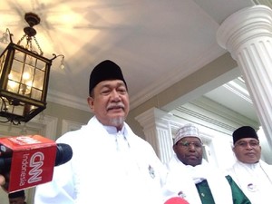 Deddy Mizwar dan Yenny Wahid Datangi Rumah Maruf Jelang Debat