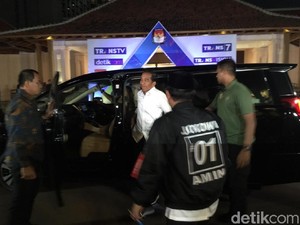 Mampir Sebentar Temui Maruf, Jokowi Tinggalkan Lokasi Debat