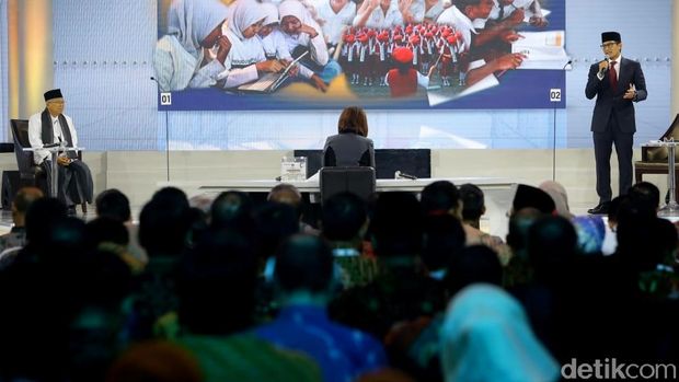 Live Report Debat Cawapres 2019: Ma'ruf vs Sandiaga