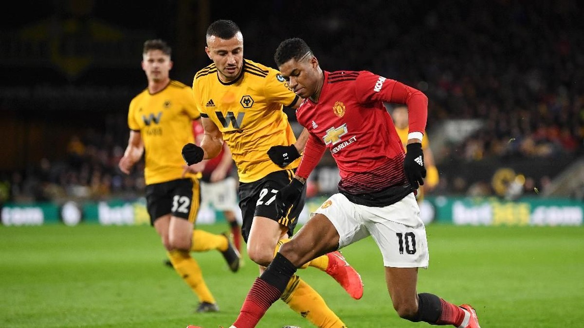 Satu gol Marcus Rashford tak cukup untuk menyelamatkan MU di Piala FA.  (Michael Regan/Getty Images)