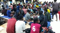 Sutopo menjelaskan banjir bandang terjadi setelah hujan deras mengguyur Jayapura. Hujan deras turun sejak pukul 18.00 WIT kemudian banjir bandang menerjang pada pukul 21.30 WIT. (Dok. BNPB)