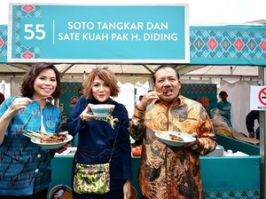 Bubur Ase hingga Sate Kuah Disajikan di Festival Jajanan Bango 2019