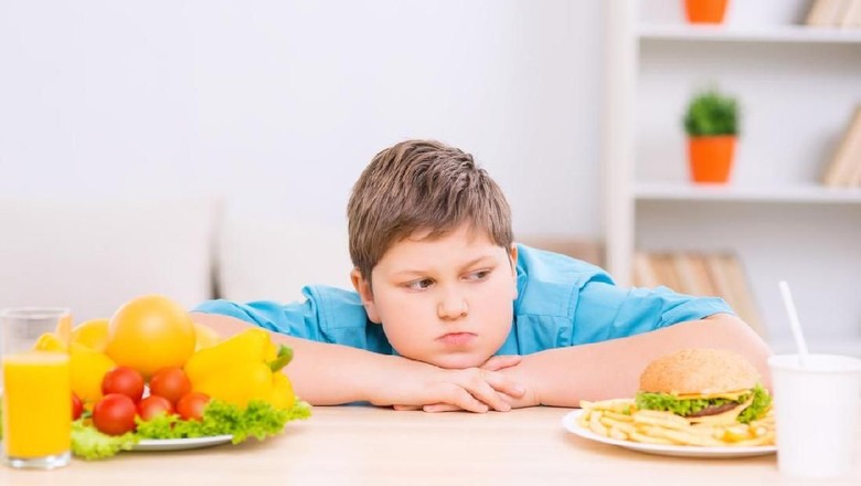 Ilustrasi anak gemuk/ Foto: iStock Ilustrasi anak gemuk/ Foto: iStock