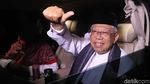 Momen Maruf Amin Bergegas ke Lokasi Debat Cawapres