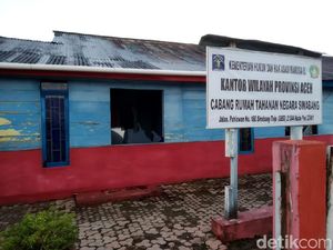 Rutan Sinabang Aceh Terbakar