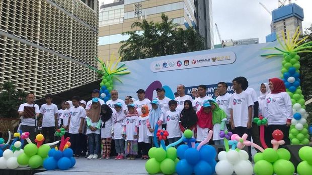 Orang Tua dan Anak Deklarasi Pemilu Ramah Anak