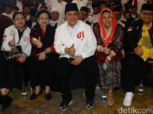 Megawati Hingga Erick Thohir Kompak Salam Jempol