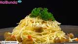 Resep Pasta: Spaghetti Aglio Olio Smoked Beef