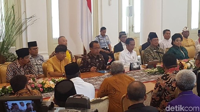 Tokoh Lintas Agama Temui Jokowi, Doakan Lanjutkan Pembangunan