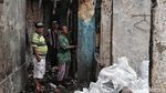 Potret Pemukiman Warga Krukut yang Hangus Dilalap Api