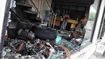 Gudang Air Mineral di PIK Hangus Terbakar