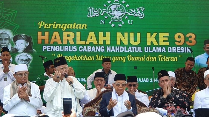 Maruf Amin Optimistis Menang 70% di Gresik