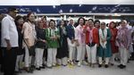 Gaya Iriana Jokowi Saat Jajal MRT