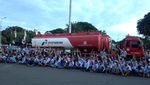 Penampakan Mobil Pertamina Saat Disandera Pendemo di Depan Istana