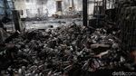 Gudang Air Mineral di PIK Hangus Terbakar