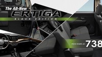Tapi bukan di Indonesia, Ertiga serba hitam ini meluncur di Filipina. Namanya Suzuki Ertiga Black Edition. Interiornya gelap serba hitam. Foto: Dok. Suzuki Filipina