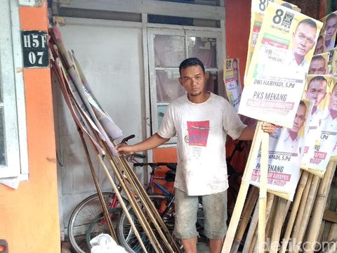 Dwi Hariyadi, tukang sampah yang jadi caleg di Malang