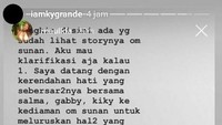 Akibat video tersebut, teman Salma dilaporkan ke polisi oleh Sunan Kalijaga. Dok. Instagram