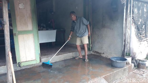 Kondisi di Kecamatan Imogiri, Bantul pasca banjir, Senin (18/3/2019).