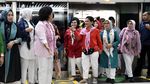 Gaya Iriana Jokowi Saat Jajal MRT
