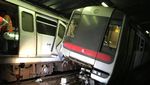 Ngeri! Begini Rusaknya Kereta MTR yang Tabrakan di Hong Kong