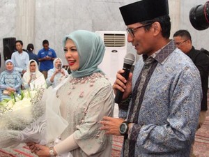 Cerita Nur Asia Uno Dampingi Sandiaga Uno Keliling Indonesia