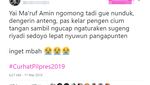 Penangkal Stres Saat Nonton Debat, Cuitan Netizen di Medsos Bikin Ngakak