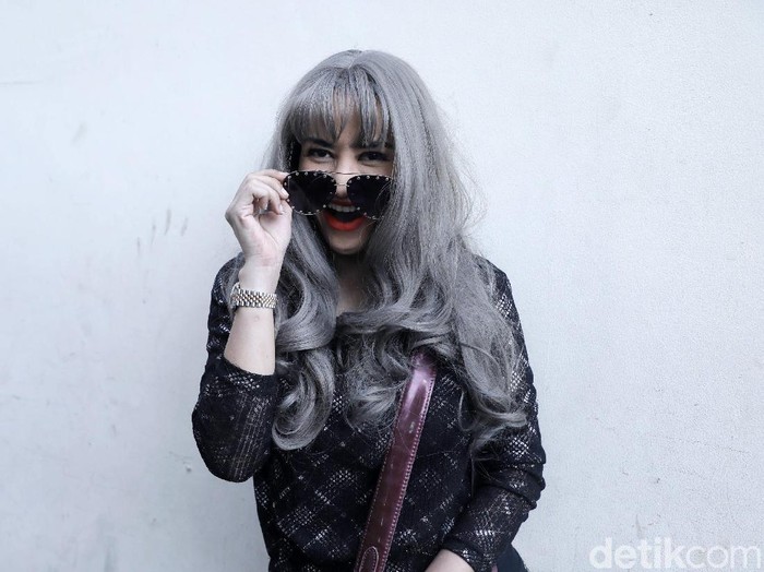 Cynthiara Alona saat ditemui di Polda Metro Jaya.