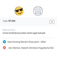 Beli Nasi Goreng Via Ojol, Pembeli Ini Dapat Bonus Sekantong Cabai 