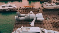 Terletak di Victoria Harbour Hong Kong mulai 22 Maret mendatang, patungnya bakal dipajang sepanjang Hong Kong Arts Month.  Foto: HK Tourism Board/ Istimewa
