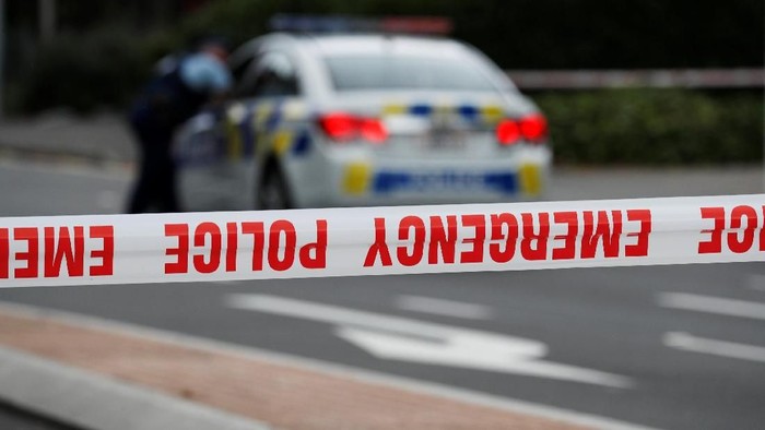 A police line is seen outside Masjid Al Noor in Christchurch, New Zealand, March 16, 2019. REUTERS/Jorge Silva