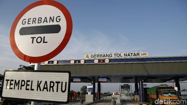 Gerbang Tol Natar, yang diresmikan Presiden Joko Widodo beberapa hari lalu