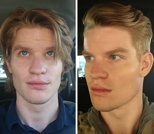 Tak perlu perombakan besar, seperti mencat rambut atau menerapkan potongan trendy, hanya dengan merapikan dan sedikit gaya saja mungkin sudah bisa membuat Anda lebih ganteng. Foto: enablemycynicism reddit   