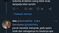 Puluhan netizen ramai-ramai membalas sambil mengungkapkan selera makan. Ada yang mengatakan selera pribadi, namun ada juga yang mengungkapkan mitos soal mie instan. Foto: Twitter