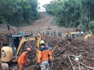 Posisi 2 Korban yang Tertimbun Longsor di Imogiri Bantul Terlacak