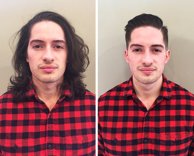 Kadang dibutuhkan sebuah perubahan dalam hidup sebelum memutuskan untuk memotong rambut. Aku adalah seorang peneliti jadi aku bisa memanjangkan rambutku (aku biasa mengikatnya). Tapi aku akan melakukan interview untuk posisi analis dan mengambil beberapa inspirasi dari online, tulis pria ini. Foto: Ramachandrann/reddit  