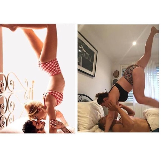 Wanita berusia 36 tahun ini kadang meminta bantuan pasangan untuk memeragakan gaya selebriti, termasuk Gigi Hadid dan Zayn Malik di pemotretan majalah ini. Foto: Dok. Instagram @celestebarber