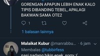 Makanan seenak nasi padang aja masih ada yang nggak suka. Duh mungkin dia nggak bisa merasakan sensasi lezatnya rendang yang dimakan dengan nasi hangat. Foto: Twitter