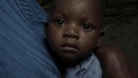 Hujan deras, angin kencang dan banjir masih menghantui anak-anak di Mozambik. Josh Estey/Care International via REUTERS.
