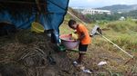 Potret Pengungsi Banjir Bandang Sentani di Bukit Harapan