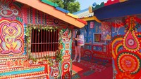 Rainbow Village berlokasi di Distrik Nantun, Taichung, Taiwan (Kurnia/detikcom)