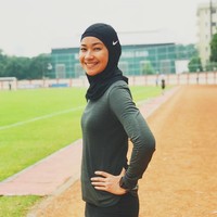 Alya Rohali juga berhasil mencapai garis finish di Seoul Marathon beberapa waktu lalu. Alya Rohali sudah memulai lari sejak tahun 2012. Sebelumnya ia pernah mengikuti kompetisi serupa di Chicago Marathon 2018. Foto: Instagram