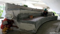 Taman ini pun ditargetkan selesai pada akhir Maret 2019.
