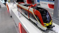 Salah satu kereta yang ditampilkan dalam pameran RailwayTech Indonesia di JIExpo, Kemayoran, Jakarta. Menarik sekali bukan?