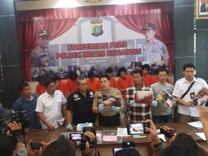 Polisi Tangkap Anggota Geng Motor yang Bikin Onar di Setiabudi