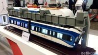 Kereta gantung ini bernama Suspended Monorail Vehicle dan baru diproduksi dua tahun lalu.