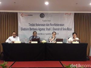 Mayoritas Warga Solo Raya Tak Setuju Kekerasan Berbasis Agama